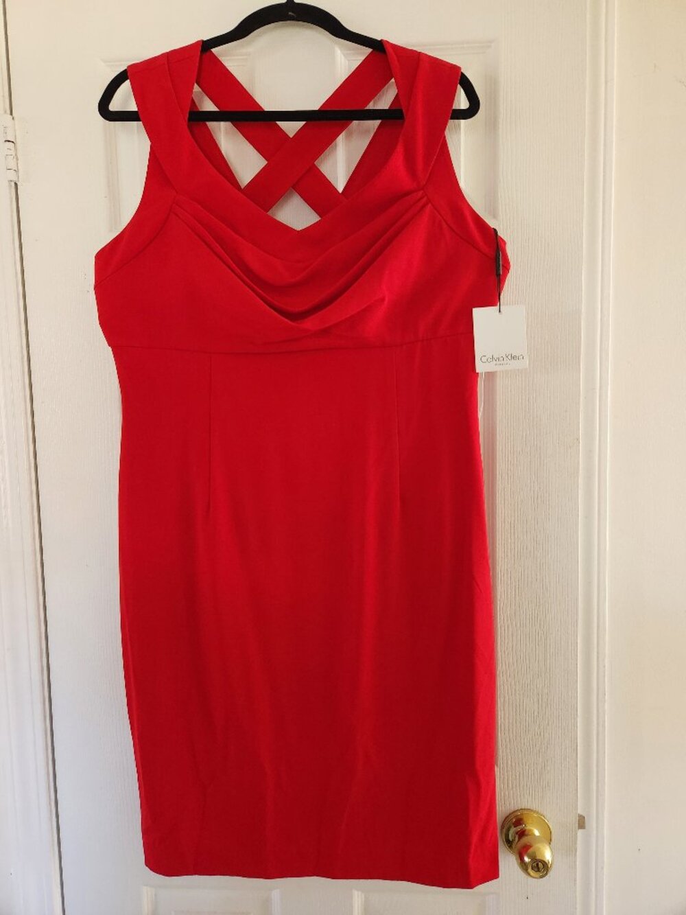 Calvin Klein Red Dress - size 14 - never used